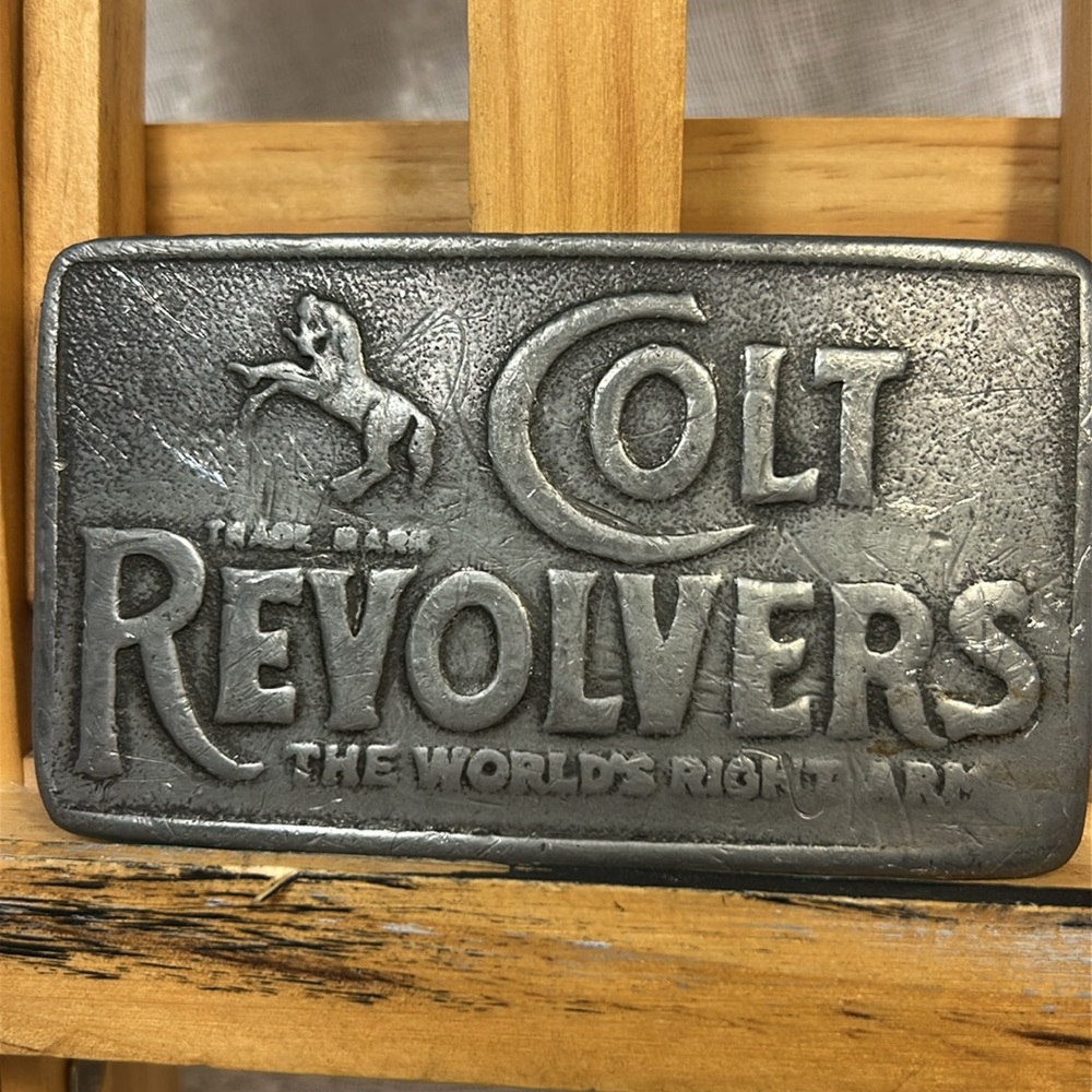 Colt Revolver vintage belt buckle - Picture 8 of 8
